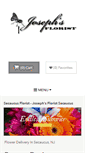 Mobile Screenshot of josephssecaucusflorist.com